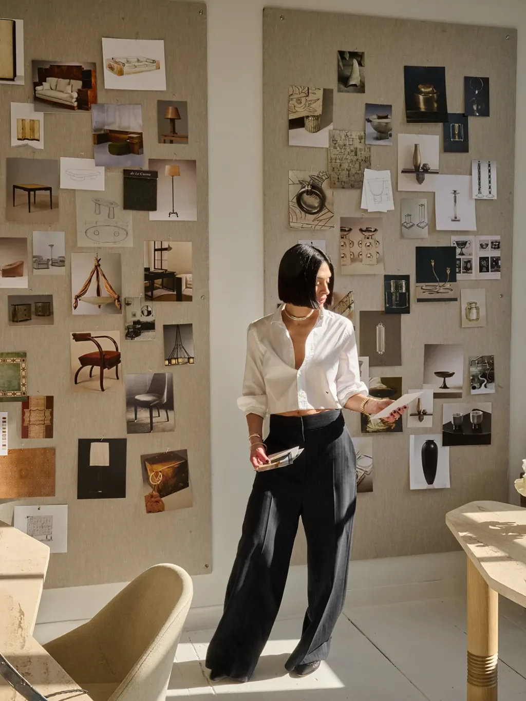 How Athena Calderone Warmed Up a Raw Industrial Warehouse for Work