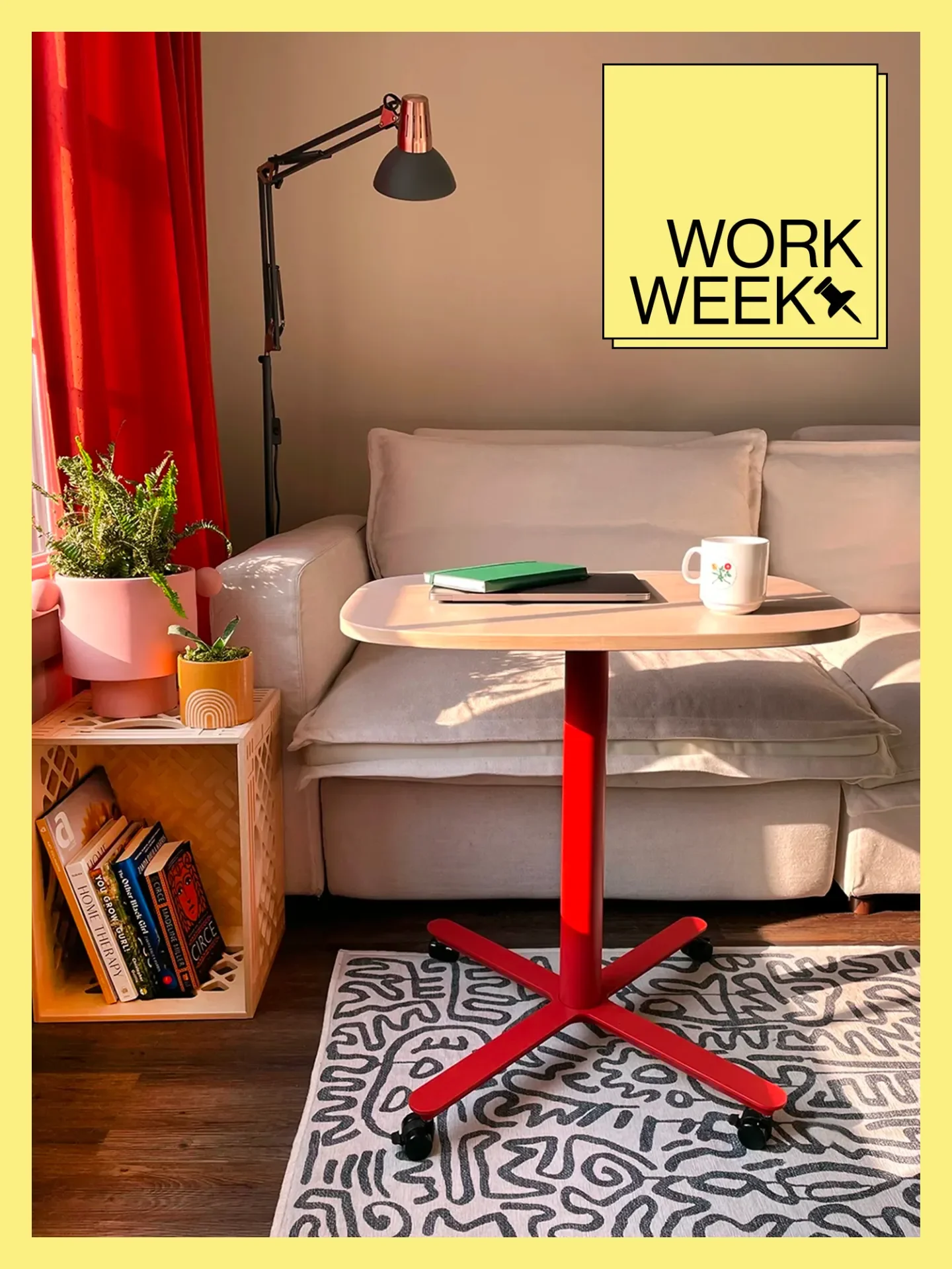 The Herman Miller Passport Worktable Doubles as a Bar Cart and Bath Tray