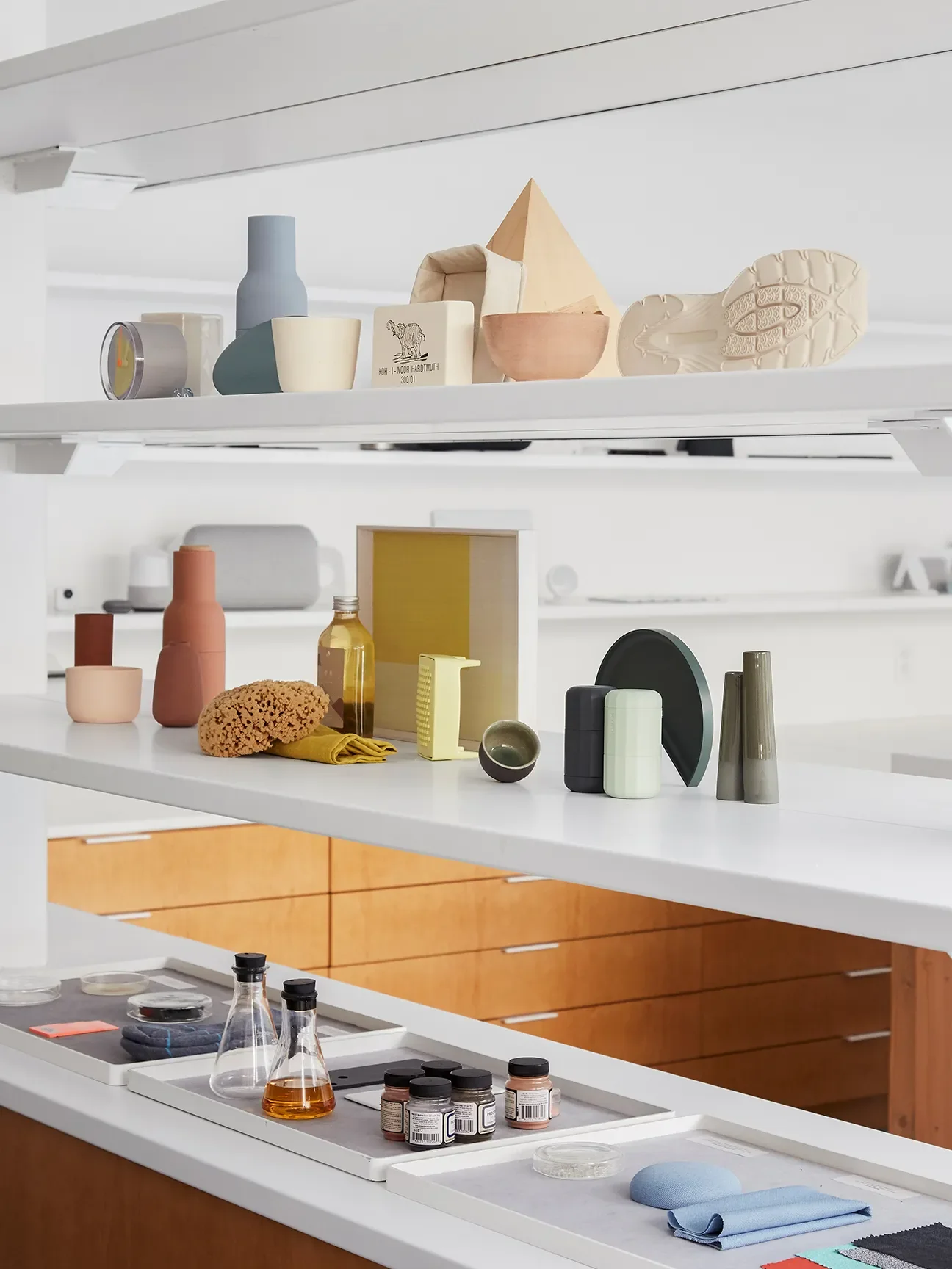 World Clock by YeongKyu YOO + Cloudandco; Bottle Grinder by Norm Architects for Menu,Burke Decor; Natural Deodorant,Myro.